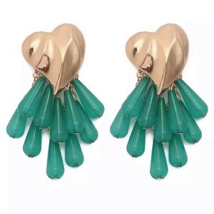 🟢3 x $20🟢❗️ Green heart earrings 💚